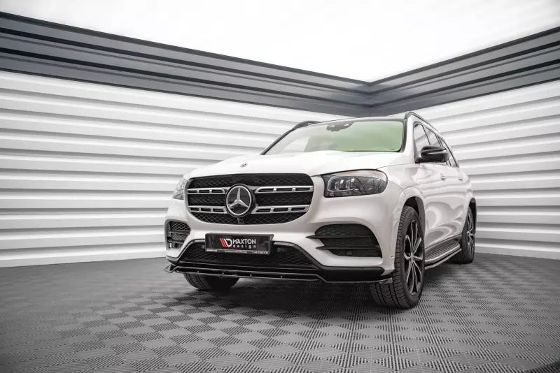 Maxton Design Frontlippe für Mercedes GLS X167 AMG-Line Hochglanz schwarz – Ansicht 1