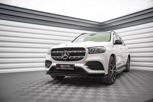 Maxton Design Frontlippe für Mercedes GLS X167 AMG-Line Hochglanz schwarz – Ansicht 1