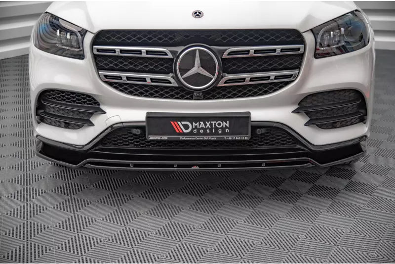 Maxton Design Frontlippe für Mercedes GLS X167 AMG-Line Hochglanz schwarz – Ansicht 2