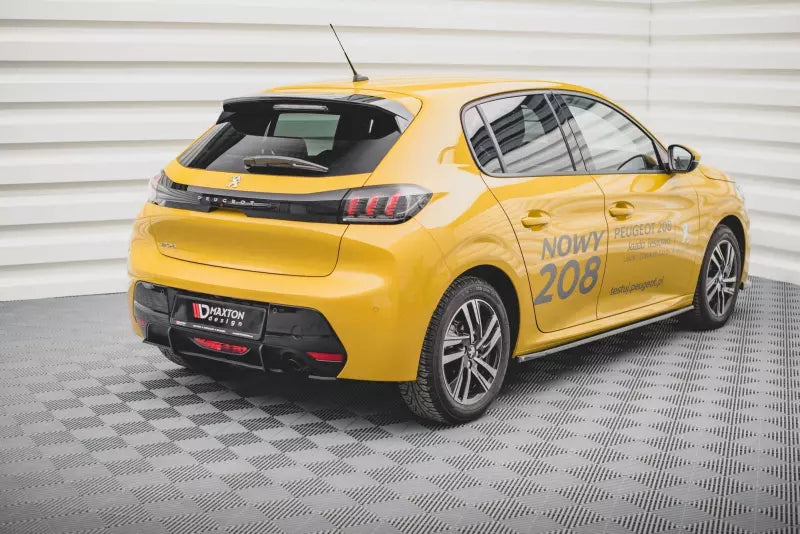 Maxton Design Street Pro Heckdiffusor für Peugeot 208 Mk2 Schwarz – Ansicht 2