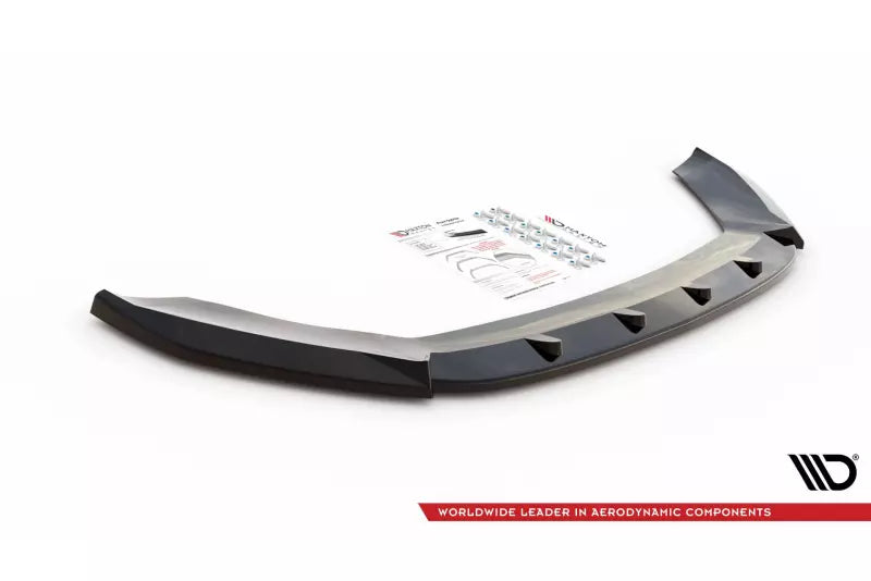 Maxton Design Frontlippe V.1 für Seat Leon FR / Cupra Mk3 Hochglanz schwarz – Ansicht 3