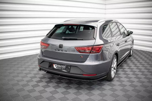 Maxton Design Heckdiffusor V.1 für für Seat Leon FR Sportstourer Mk3 Hochglanz schwarz – Ansicht 1