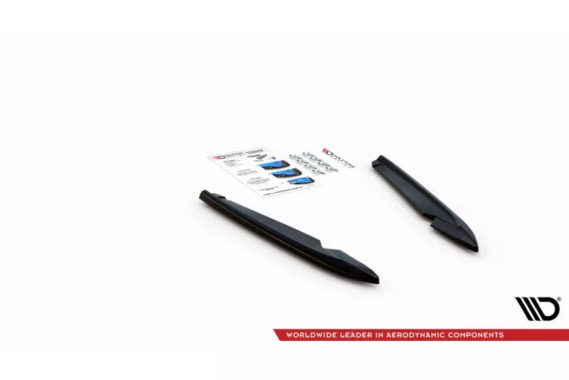 Maxton Design Diffusor Flaps V.2 für für Seat Leon FR Sportstourer Mk3 Hochglanz schwarz – Ansicht 3