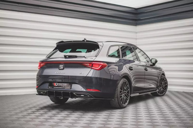 Maxton Design Street Pro Heckdiffusor für Seat Leon FR ST Mk4 Schwarz – Ansicht 1