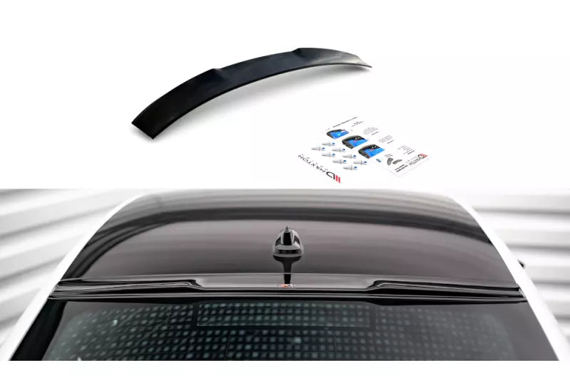 Maxton Design Spoiler Heckscheibenblende für Skoda Octavia Liftback Mk4 Hochglanz schwarz – Ansicht 2