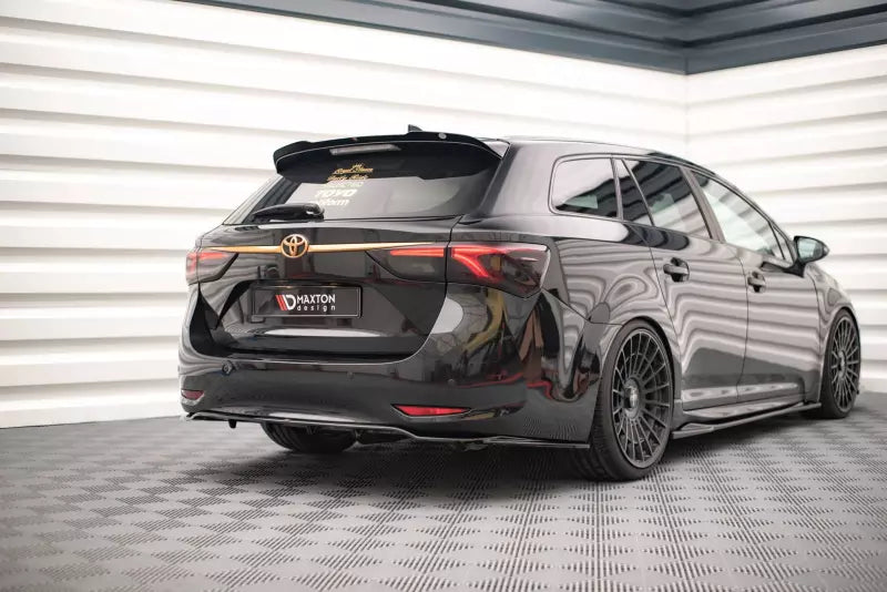 Maxton Design Heckspoiler Lippe für Toyota Avensis Mk3 Facelift Wagon Hochglanz schwarz – Ansicht 1