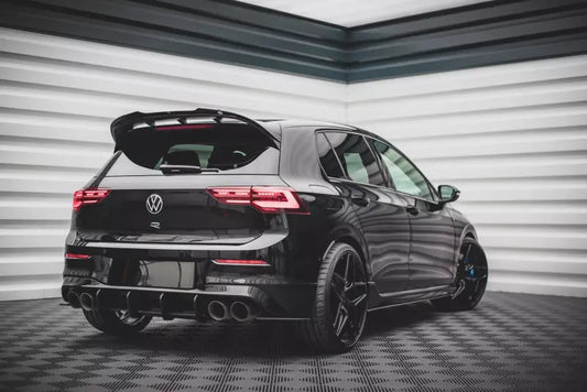 Maxton Design Street Pro Heckdiffusor für Volkswagen Golf 8 R Schwarz – Ansicht 1