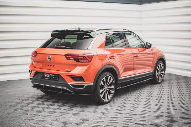 Maxton Design Heckspoiler Lippe für VW T-Roc Mk1 Hochglanz schwarz – Ansicht 1