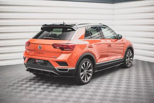 Maxton Design Heckspoiler Lippe für VW T-Roc Mk1 Hochglanz schwarz – Ansicht 1