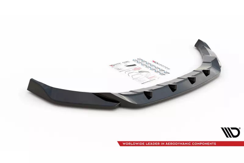 Maxton Design Frontlippe V.1 für VW T-Roc Mk1 Hochglanz schwarz – Ansicht 3
