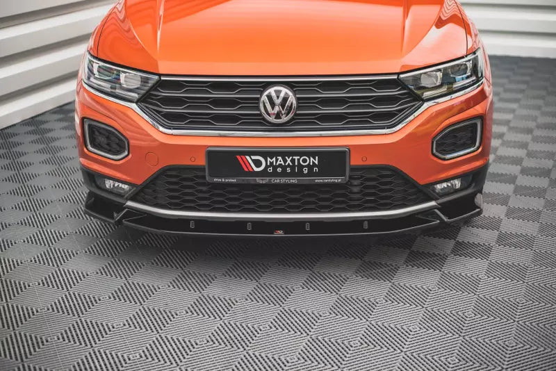 Maxton Design Frontlippe V.2 für VW T-Roc Mk1 Hochglanz schwarz – Ansicht 2