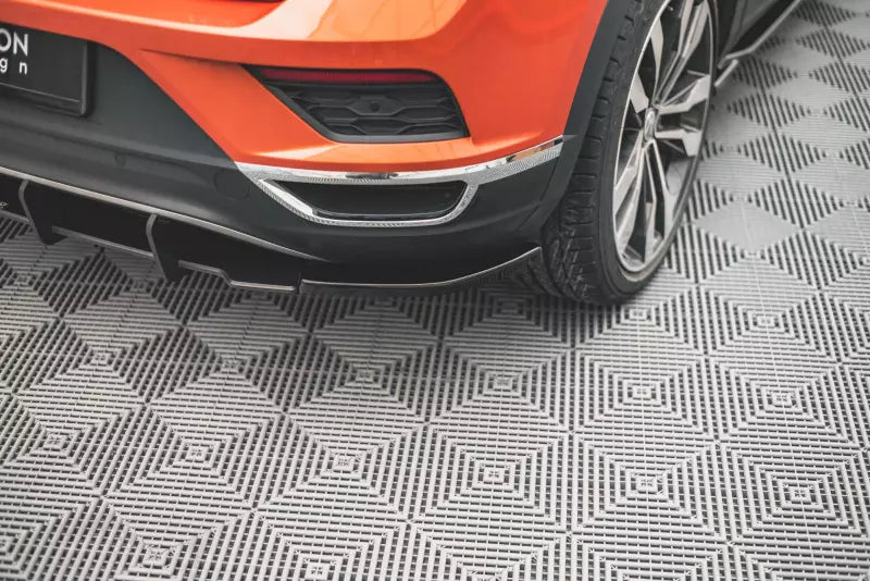 Maxton Design Diffusor Flaps für VW T-Roc Mk1 Hochglanz schwarz – Ansicht 1