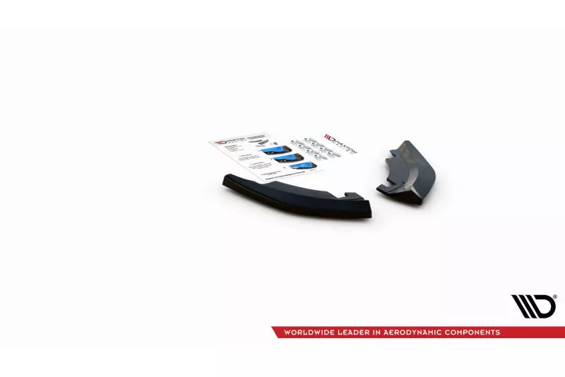 Maxton Design Diffusor Flaps für VW T-Roc Mk1 Hochglanz schwarz – Ansicht 3