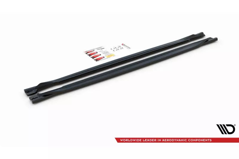 Maxton Design Seitenschweller (Paar) für VW T-Roc Mk1 Hochglanz schwarz – Ansicht 3