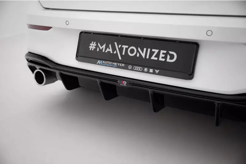 Maxton Design Heckdiffusor V.4 für VW Golf 8 GTI / GTD / GTE / R-Line Hochglanz schwarz – Ansicht 3