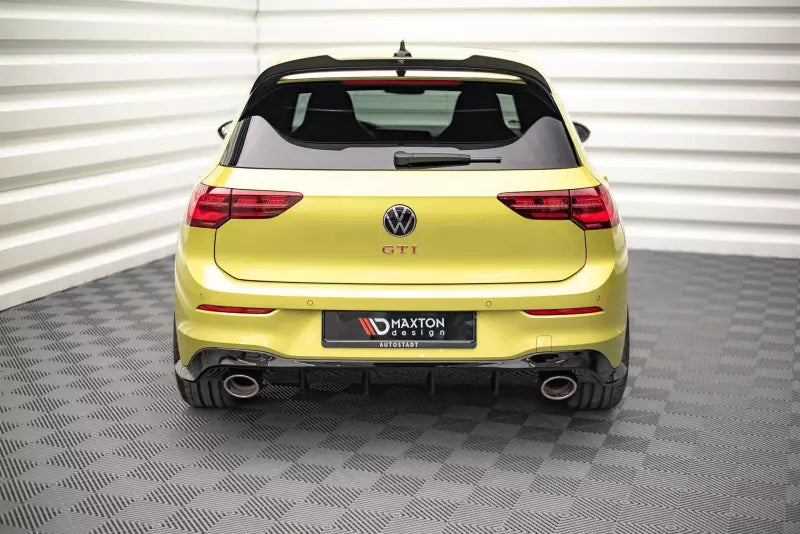 Maxton Design Heckdiffusor V.2 für VW Golf 8 Clubsport Hochglanz schwarz – Ansicht 1