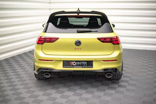 Maxton Design Heckdiffusor V.2 für VW Golf 8 Clubsport Hochglanz schwarz – Ansicht 1