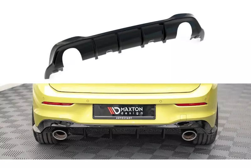 Maxton Design Heckdiffusor V.2 für VW Golf 8 Clubsport Hochglanz schwarz – Ansicht 4
