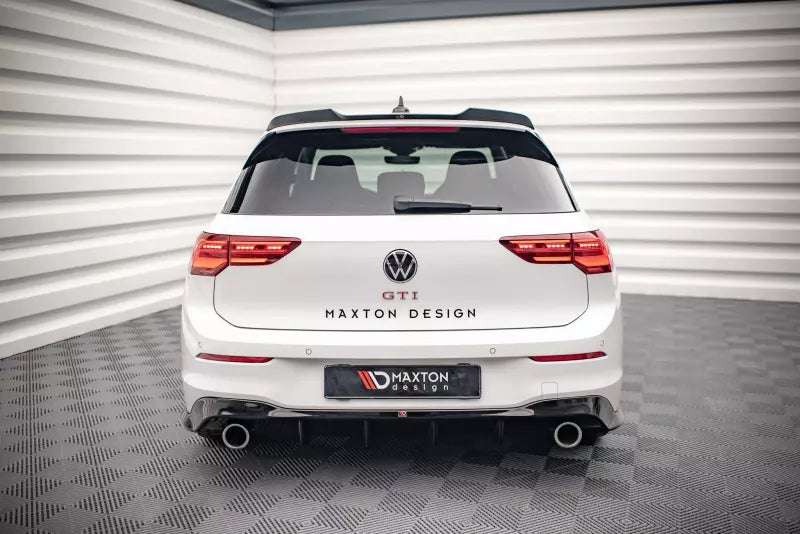 Maxton Design Heckdiffusor V.6 für VW Golf 8 GTI / GTD / GTE / R-Line Hochglanz schwarz – Ansicht 1