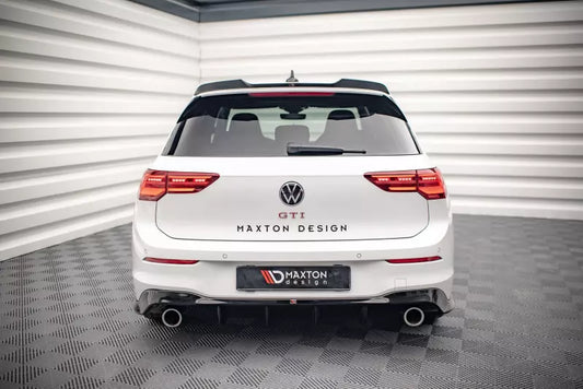 Maxton Design Heckdiffusor V.6 für VW Golf 8 GTI / GTD / GTE / R-Line Hochglanz schwarz – Ansicht 1