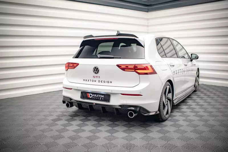 Maxton Design Heckdiffusor V.6 für VW Golf 8 GTI / GTD / GTE / R-Line Hochglanz schwarz – Ansicht 2