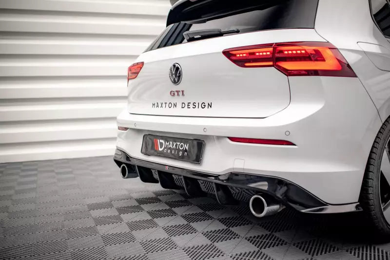 Maxton Design Heckdiffusor V.6 für VW Golf 8 GTI / GTD / GTE / R-Line Hochglanz schwarz – Ansicht 3