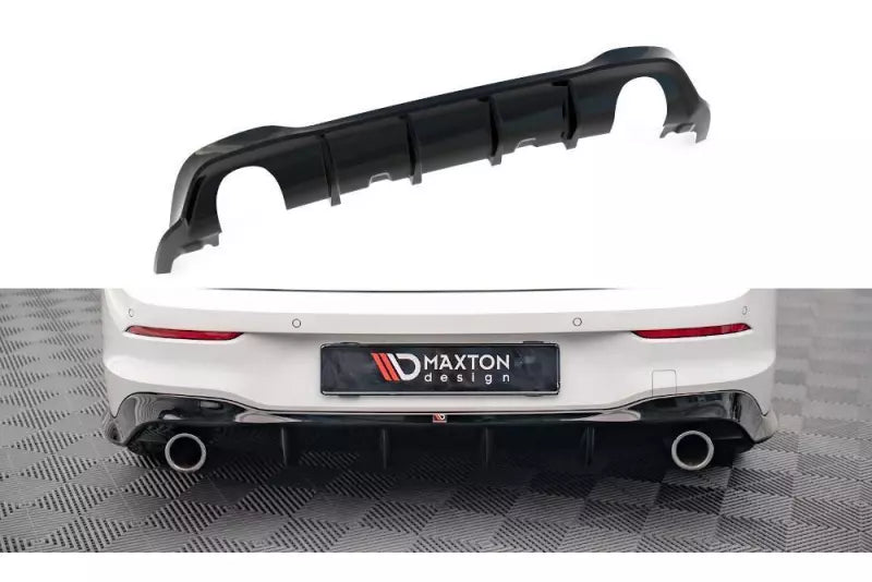 Maxton Design Heckdiffusor V.6 für VW Golf 8 GTI / GTD / GTE / R-Line Hochglanz schwarz – Ansicht 4