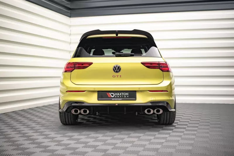 Maxton Design Heckdiffusor V.3 für VW Golf 8 Clubsport Hochglanz schwarz – Ansicht 1