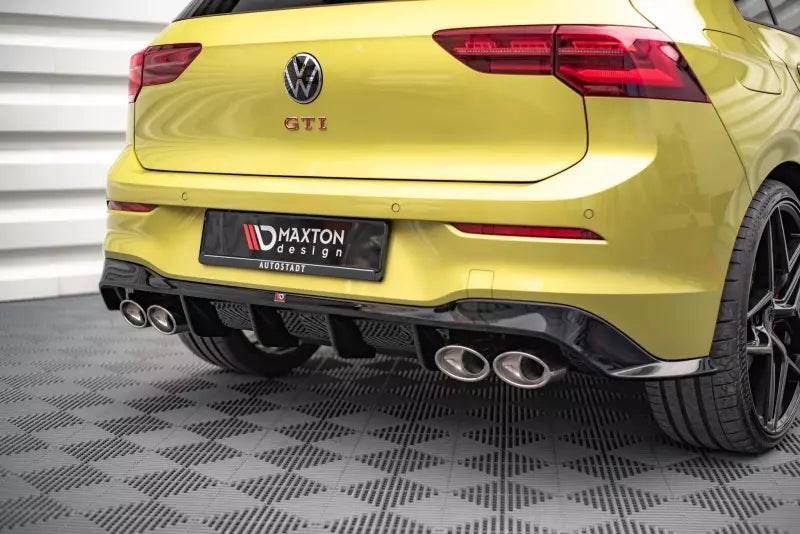 Maxton Design Heckdiffusor V.3 für VW Golf 8 Clubsport Hochglanz schwarz – Ansicht 3