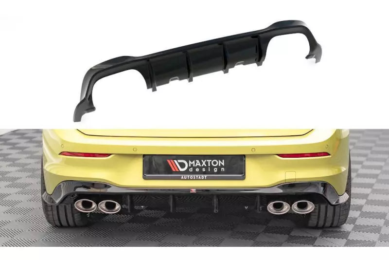 Maxton Design Heckdiffusor V.3 für VW Golf 8 Clubsport Hochglanz schwarz – Ansicht 4
