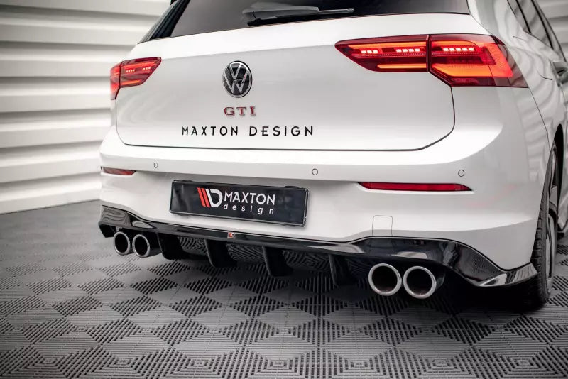 Maxton Design Heckdiffusor V.5 für VW Golf 8 GTI / GTD / GTE / R-Line Hochglanz schwarz – Ansicht 2