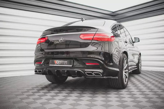 Maxton Design Heckdiffusor für Mercedes GLE Coupe 63 AMG C292 Hochglanz schwarz – Ansicht 1