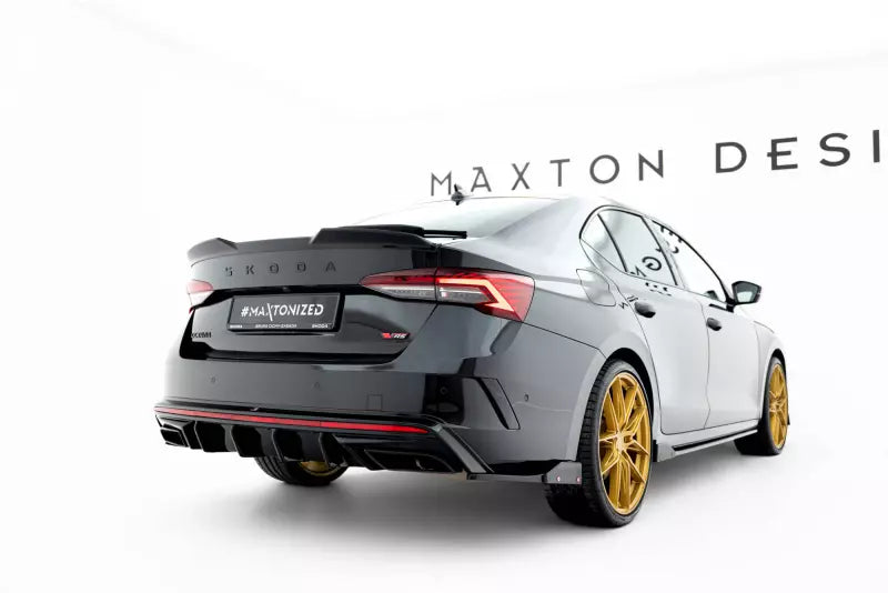 Maxton Design Heckdiffusor für Skoda Octavia RS Mk4 Hochglanz schwarz – Ansicht 2