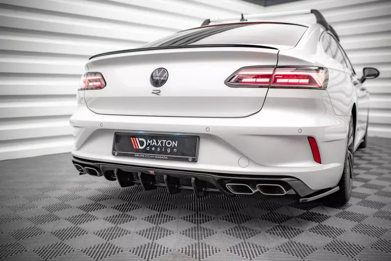 Maxton Design Heckdiffusor für VW Arteon R Hochglanz schwarz – Ansicht 1