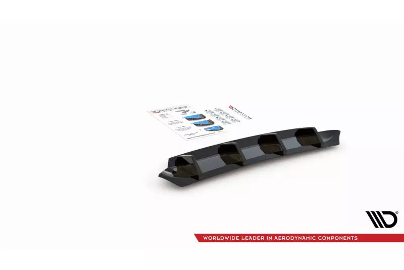 Maxton Design Heckdiffusor für VW Passat B8 Facelift Hochglanz schwarz – Ansicht 4