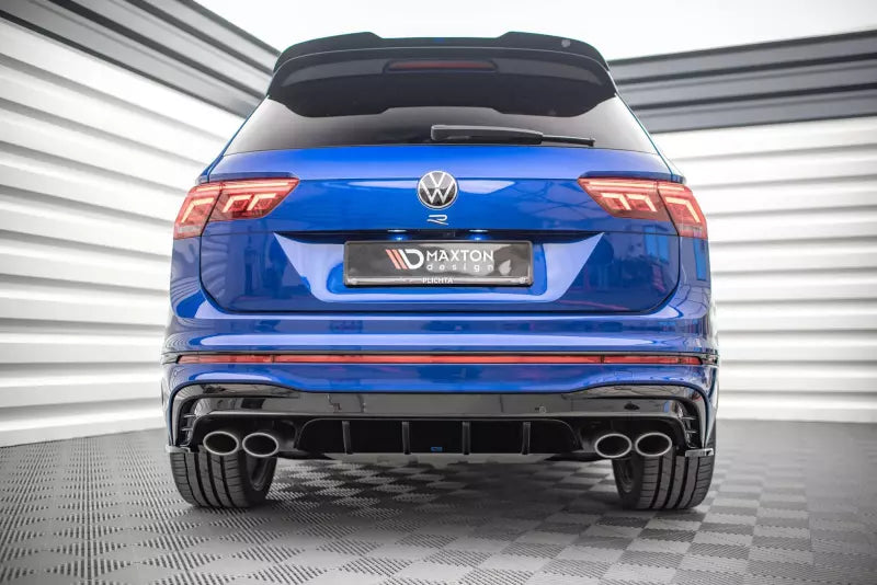 Maxton Design Heckdiffusor für VW Tiguan R Mk2 Facelift Hochglanz schwarz – Ansicht 1