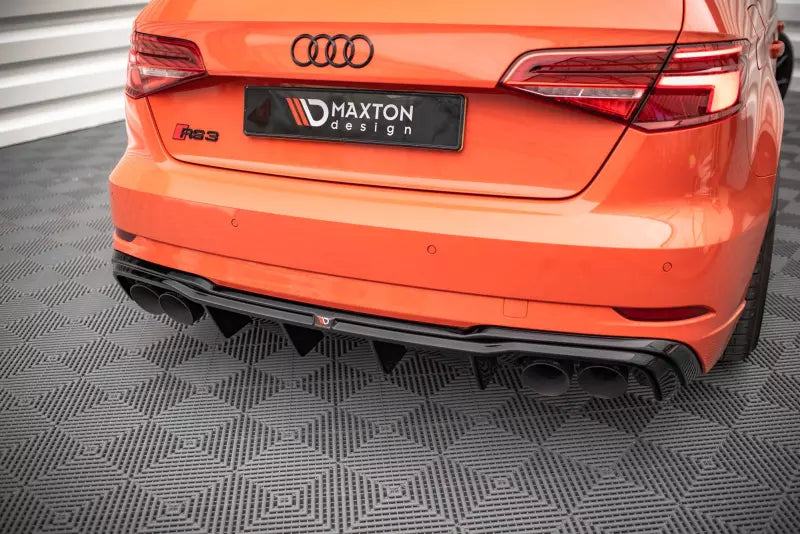 Maxton Design Heckdiffusor V.2 für Audi RS3 8V Sportback Facelift Hochglanz schwarz – Ansicht 1