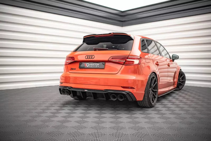 Maxton Design Heckdiffusor V.2 für Audi RS3 8V Sportback Facelift Hochglanz schwarz – Ansicht 2