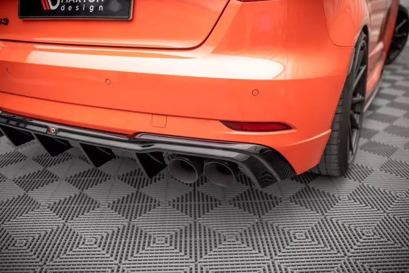Maxton Design Heckdiffusor V.2 für Audi RS3 8V Sportback Facelift Hochglanz schwarz – Ansicht 3