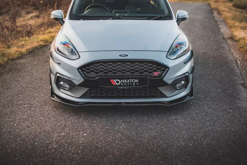 Maxton Design Frontlippe V.4 für Ford Fiesta ST / ST-Line Hochglanz schwarz – Ansicht 3
