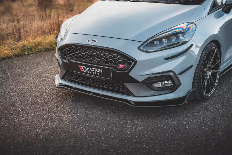Maxton Design Frontlippe V.4 für Ford Fiesta ST / ST-Line Hochglanz schwarz – Ansicht 4