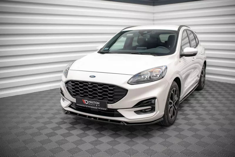 Maxton Design Frontlippe für Ford Kuga ST-Line Mk3 Hochglanz schwarz – Ansicht 1