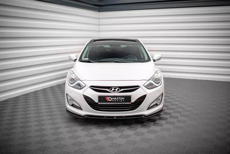 Maxton Design Frontlippe für Hyundai I40 Mk1 Hochglanz schwarz – Ansicht 2