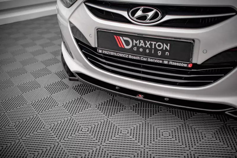 Maxton Design Frontlippe für Hyundai I40 Mk1 Hochglanz schwarz – Ansicht 3
