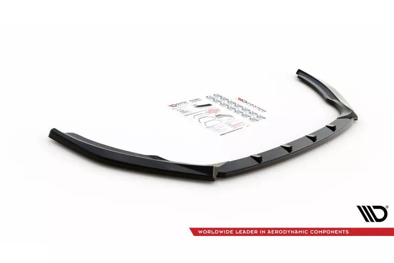 Maxton Design Frontlippe für Skoda Fabia Mk3 Facelift Hochglanz schwarz – Ansicht 4