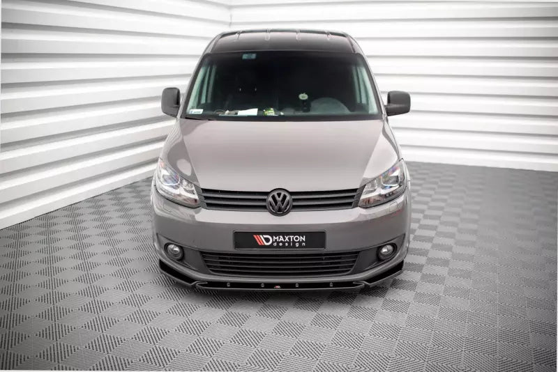 Maxton Design Frontlippe für VW Caddy Mk3 Facelift Hochglanz schwarz – Ansicht 2