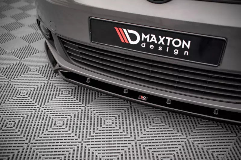 Maxton Design Frontlippe für VW Caddy Mk3 Facelift Hochglanz schwarz – Ansicht 3