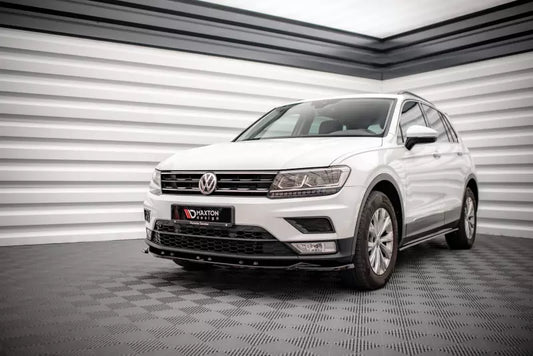 Maxton Design Frontlippe für VW Tiguan Mk2 Hochglanz schwarz – Ansicht 1