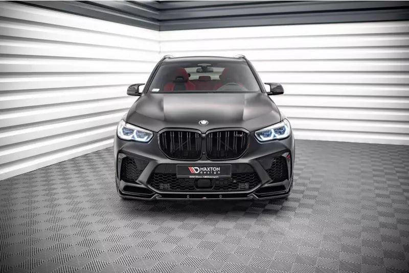 Maxton Design Frontlippe V.1 für BMW X5M F95 Hochglanz schwarz – Ansicht 2