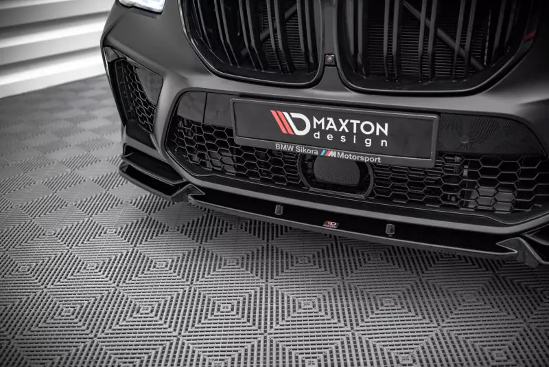 Maxton Design Frontlippe V.1 für BMW X5M F95 Hochglanz schwarz – Ansicht 3